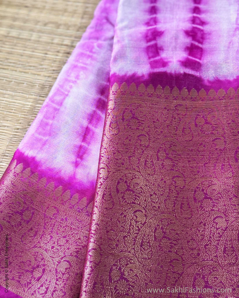 DP-X01686 Purple Tie Dye saree