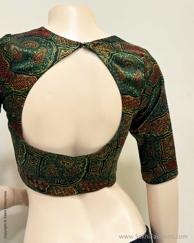 BL-W17855 Mashru Silk Blouse