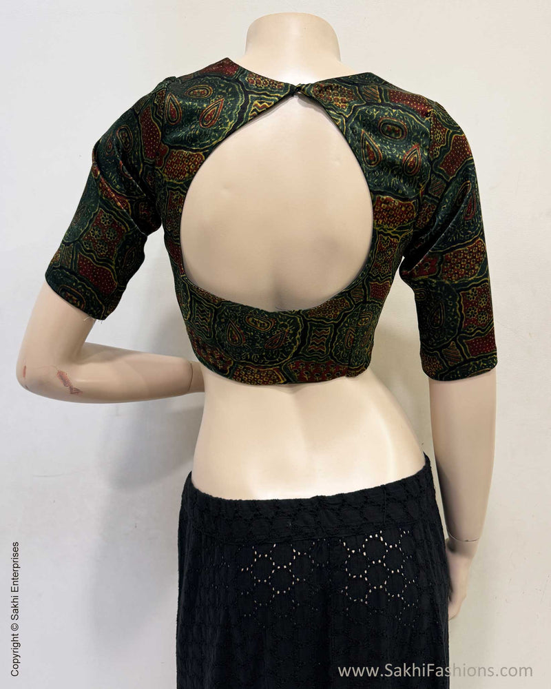 BL-W17855 Mashru Silk Blouse
