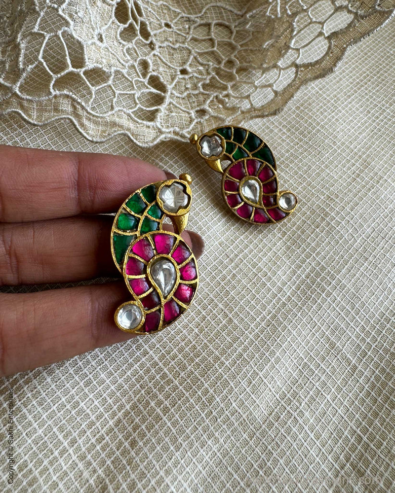 AS-X051517 Peacock Earring
