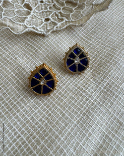 AS-X051525 Blue Stud Earring