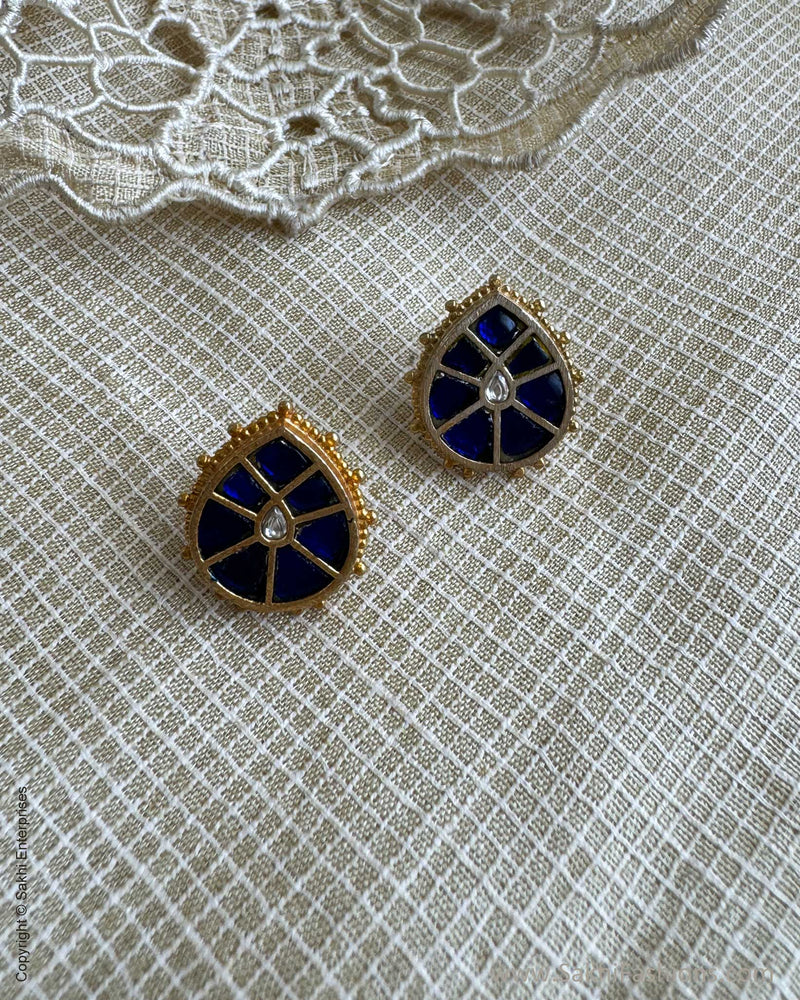 AS-X051525 Blue Stud Earring