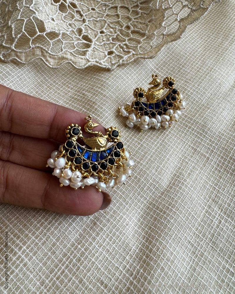 AS-X051506 Peacock Earring