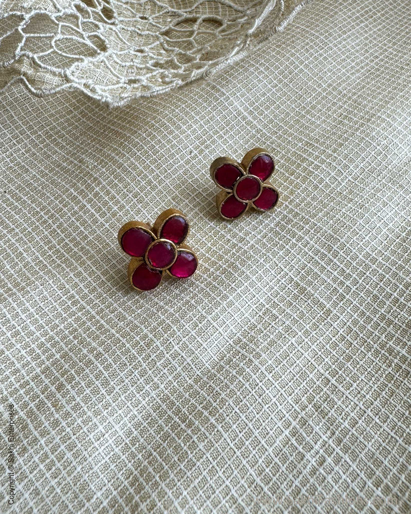 AS-X051527 Pink Earring