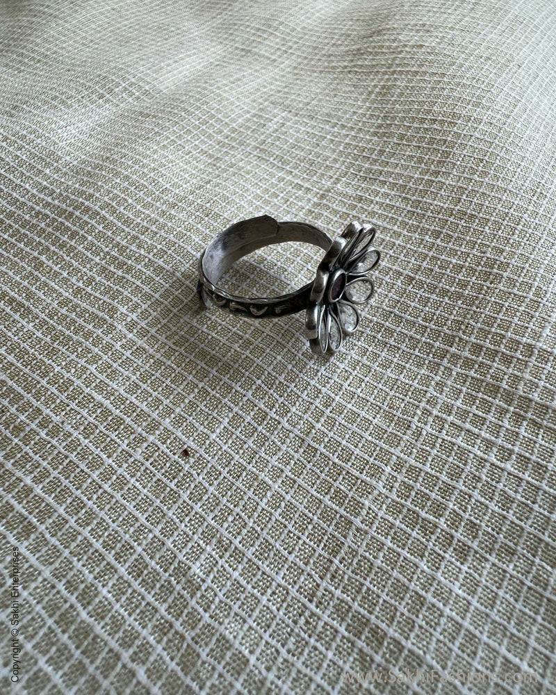 AS-X051540 Silver Finger Ring