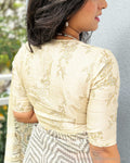 BL-W10548 Tussar silk Emb Blouse