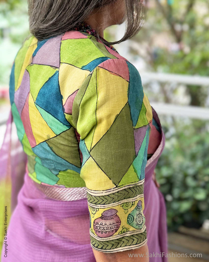 EE-X01175 Kalamkari Kota Cotton Sari