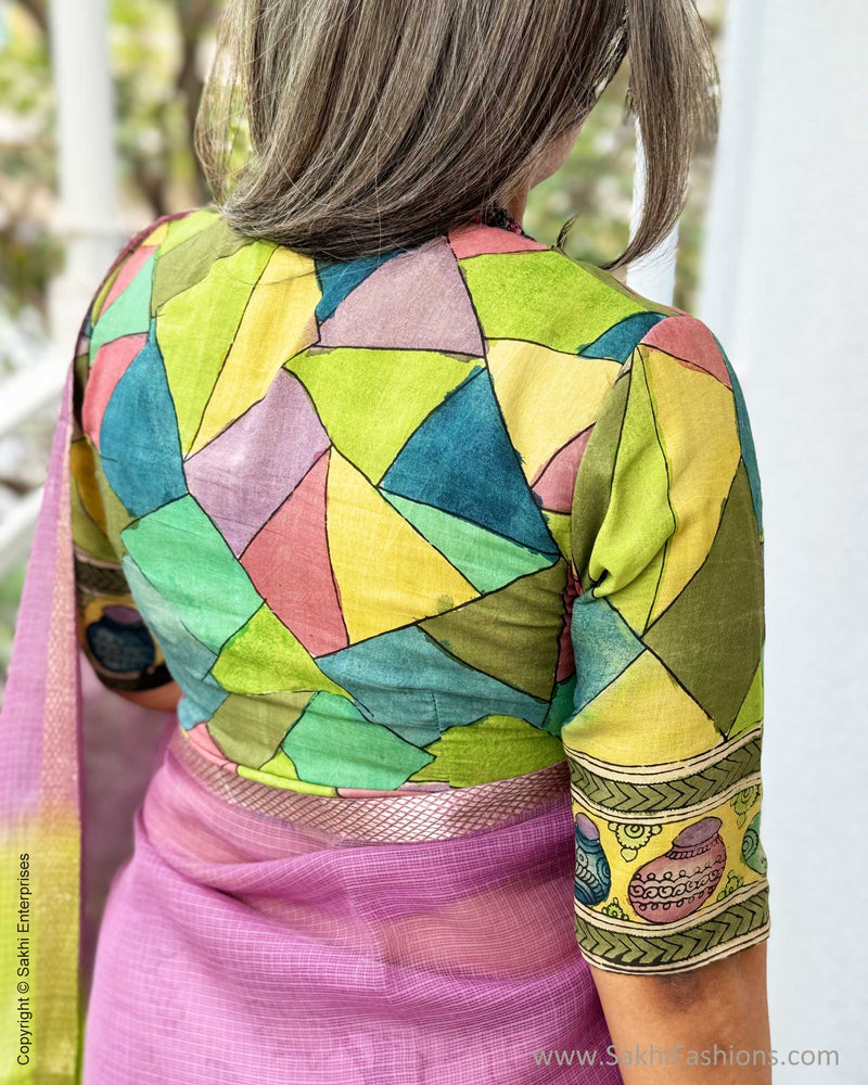 EE-X01175 Kalamkari Kota Cotton Sari