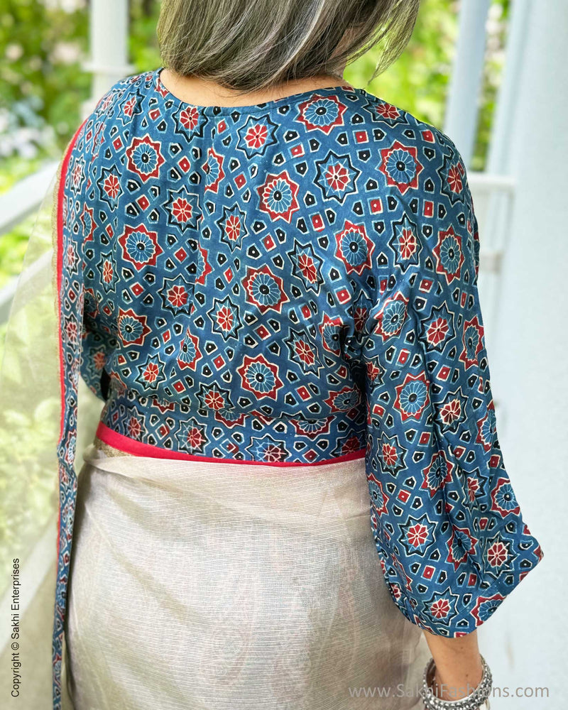 EE-X02540 Silver Tissue Saree