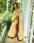 EE-X02541 Gold Tissue Saree