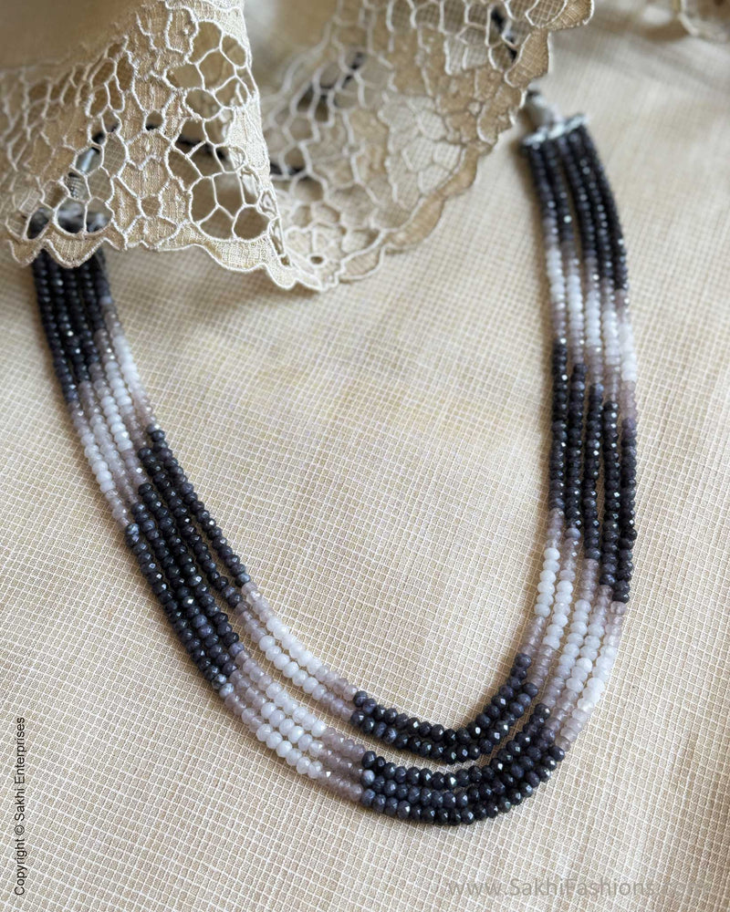 AJ-X02885 Black Shaded mala