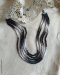 AJ-X02885 Black Shaded mala