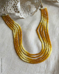 AJ-X02891 Yellow Shaded mala