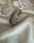 AJ-X02826 Pearls Meena Bangle