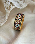 AJ-X02819 Ruby Meena Bangle