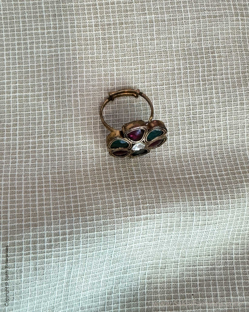 AJ-X02767 Meena Finger Ring