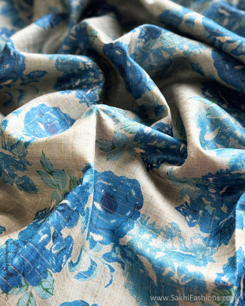 DP-X03037 Floral Tussar Sari