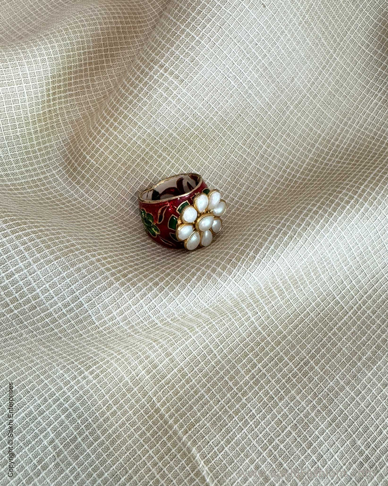 AJ-X02774 Meena Finger Ring