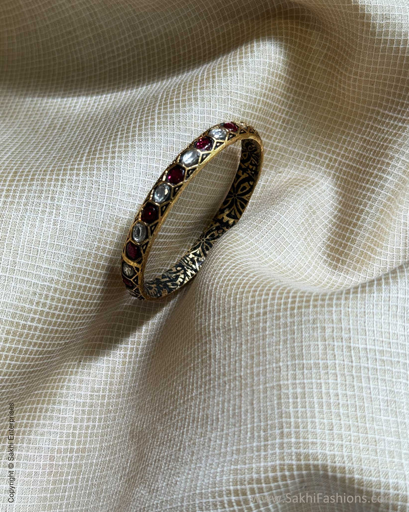 AJ-X02834 Ruby Meena Bangle
