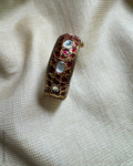 AJ-X02812 Ruby Meena Bangle