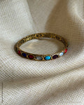 AJ-X02836 Navarathan Meena Bangle