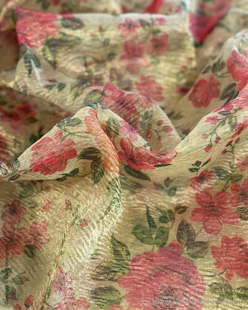 BL-X03719 Yellow Tissue Blouse
