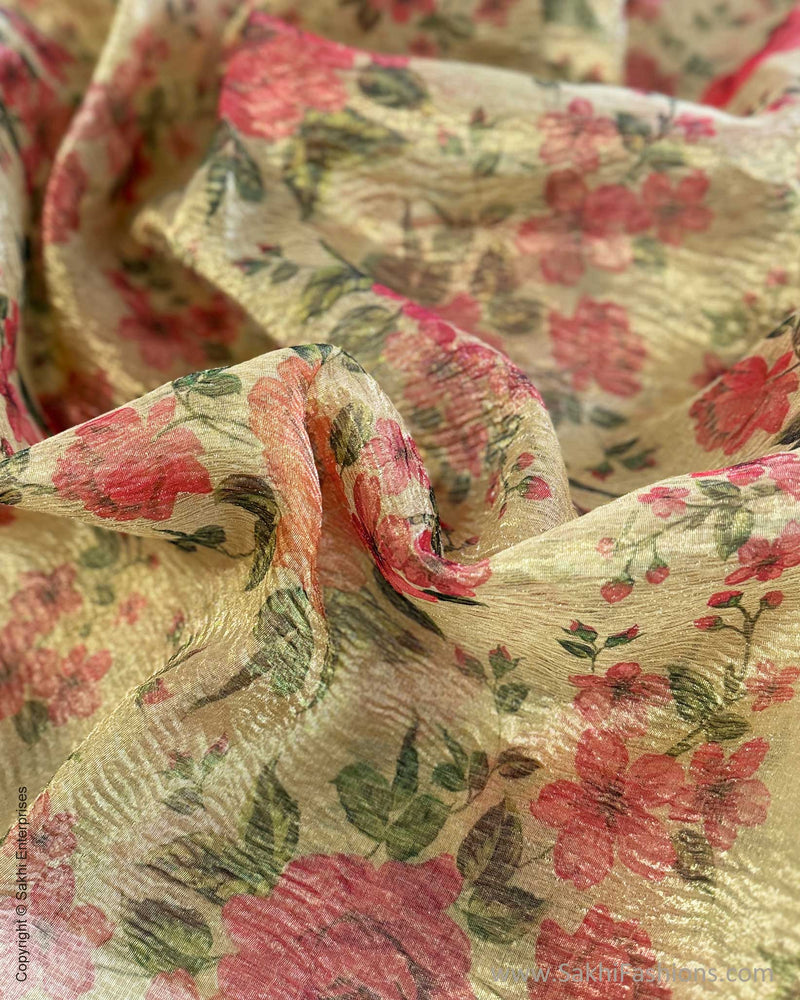 BL-X03719 Yellow Tissue Blouse
