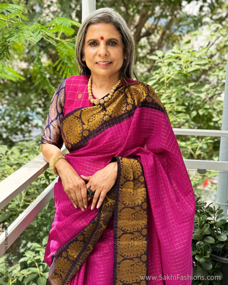 EE-X02627 Pink Madurai Cotton