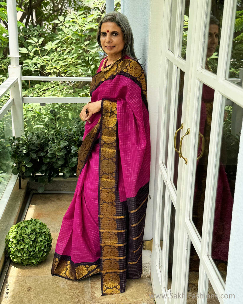 EE-X02627 Pink Madurai Cotton