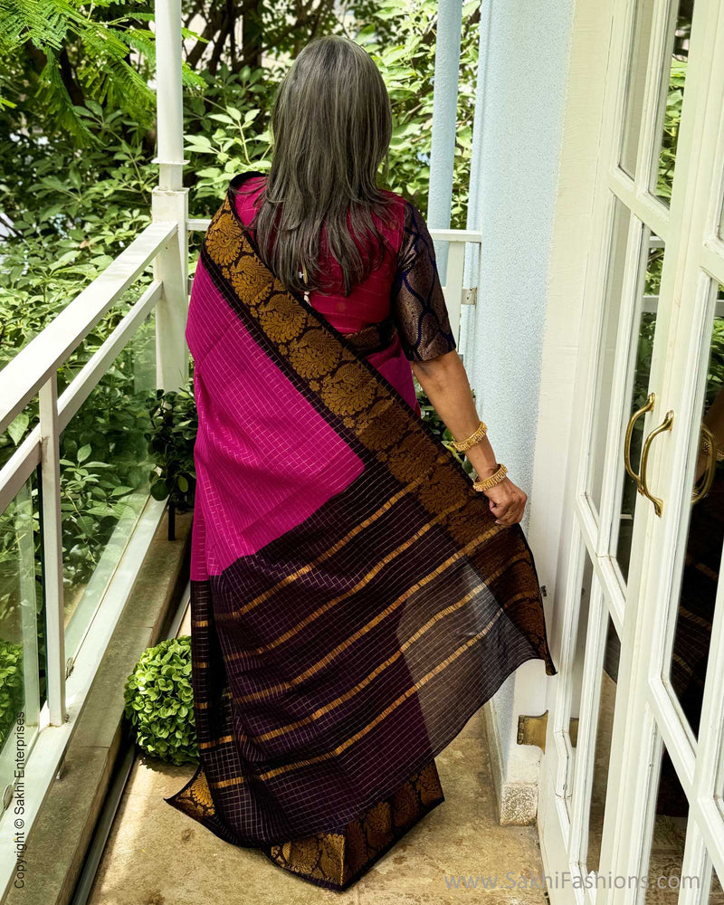 EE-X02627 Pink Madurai Cotton