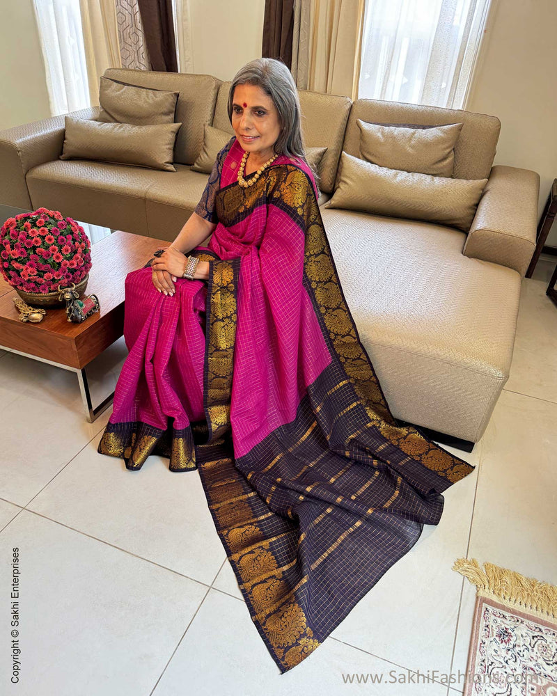 EE-X02627 Pink Madurai Cotton