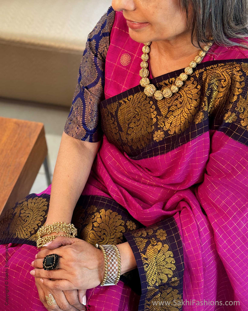 EE-X02627 Pink Madurai Cotton
