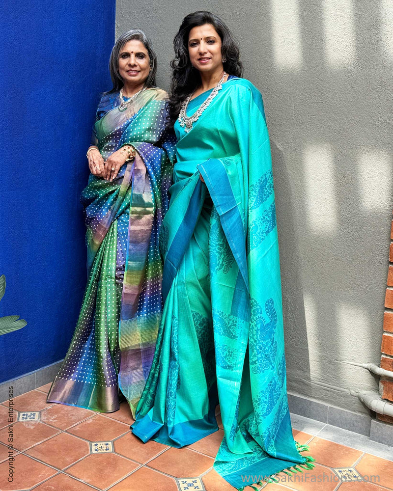 EE-X04005 Blue Kanjeevaram Silk