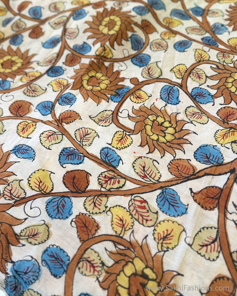 BL-X05330 Cream Silk Kalamkari
