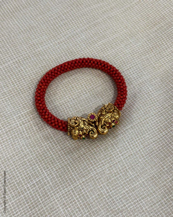 AS-X05466 Pearls Kada Bangle