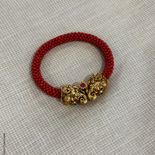 AJ-X05466 Coral Kada Bangle – sakhifashions