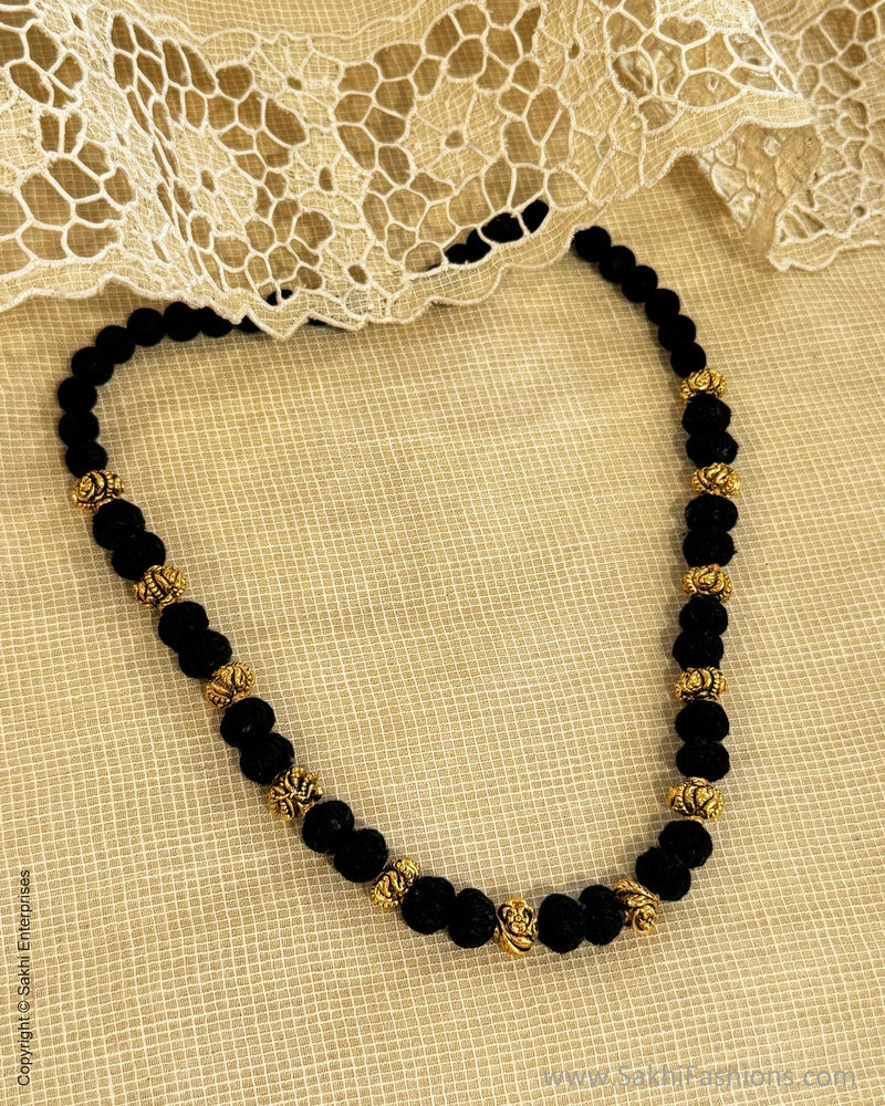 AS-X05470 Silver Gold Mala