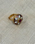 AJ-X02766 Meena Finger Ring