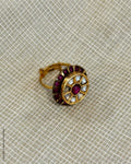 AJ-X02771 Meena Finger Ring
