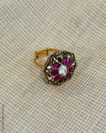 AJ-X02770 Meena Finger Ring