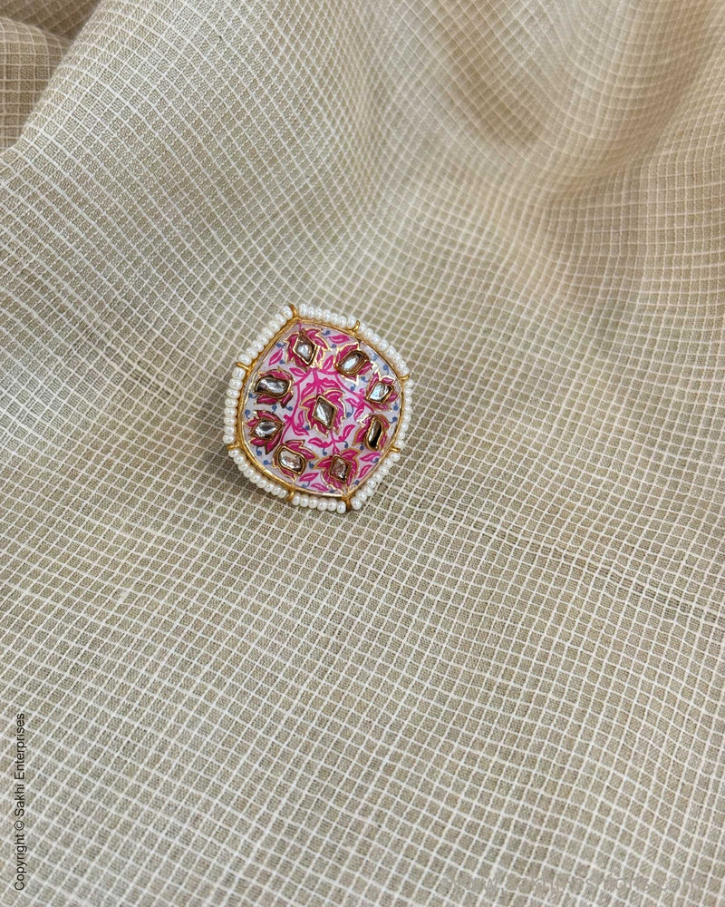 AJ-X02769 Meena Finger Ring