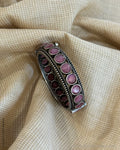 AJ-X04569 Pink Statement Bangle