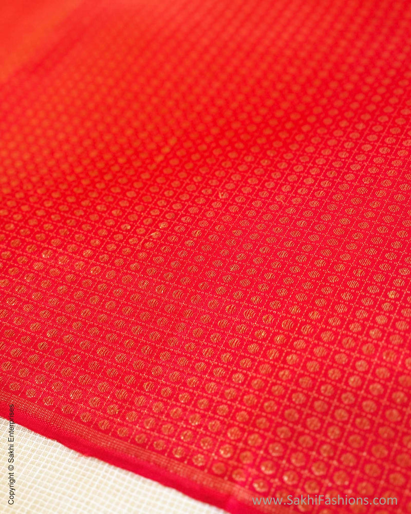 BL-X06514 Red Kanchi Blouse