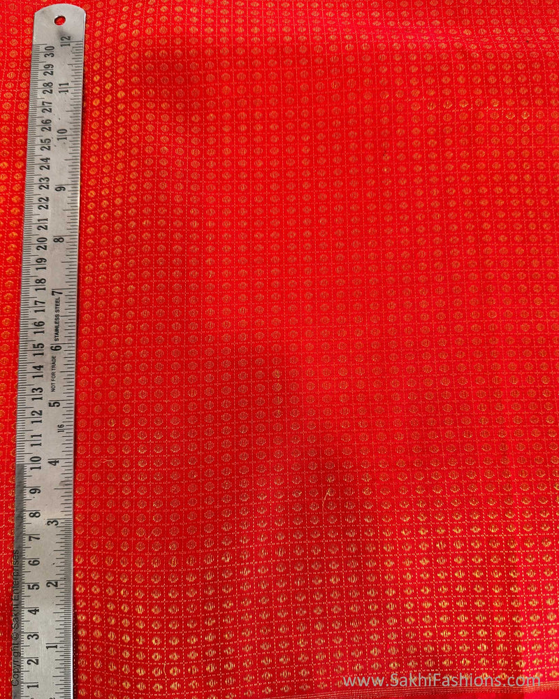 BL-X06514 Red Kanchi Blouse