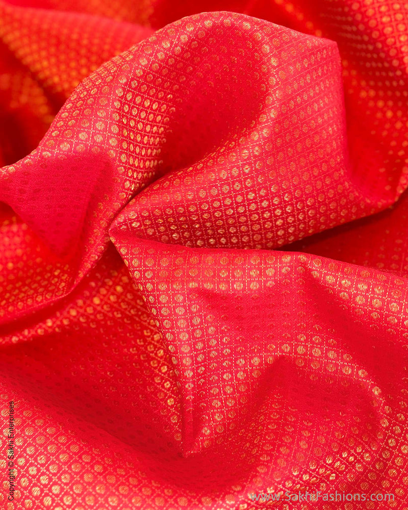 BL-X06514 Red Kanchi Blouse