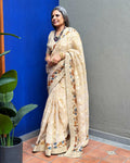 EE-X06388 Kalamkari Kota Cotton Sari