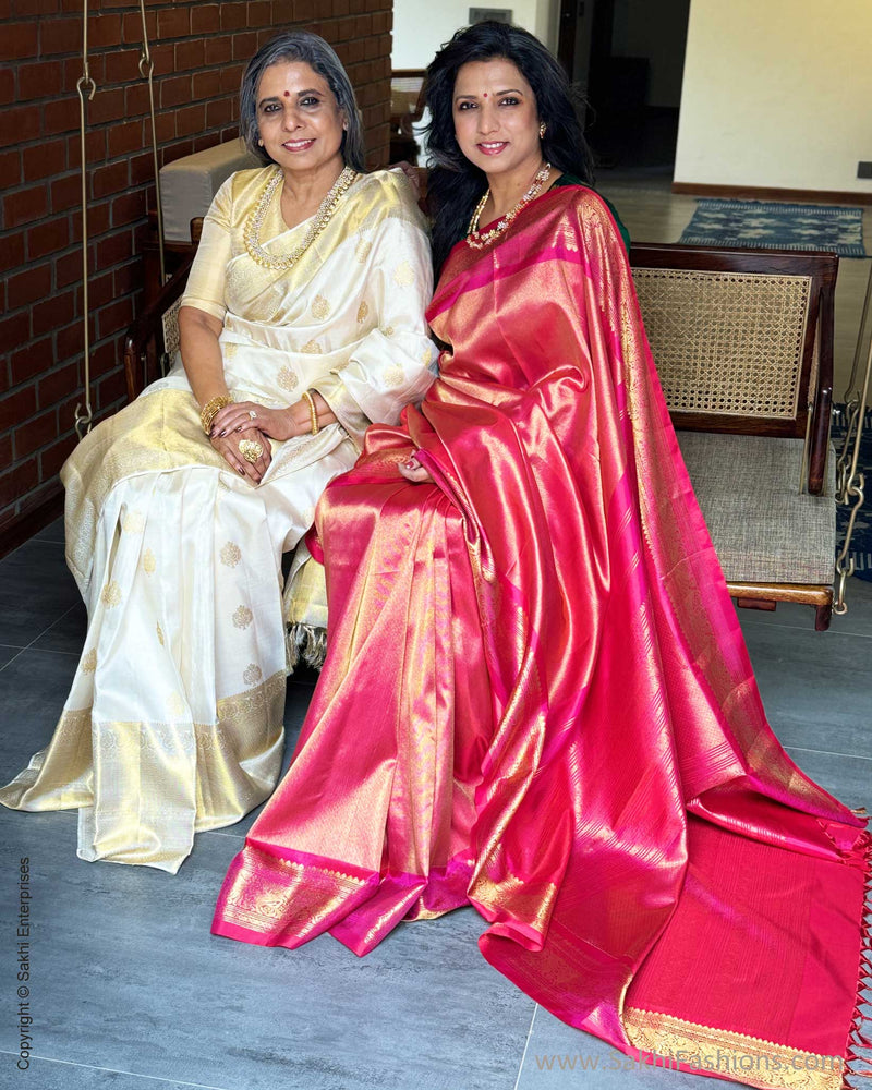 EE-X06263 Pink Kanchi silk sari