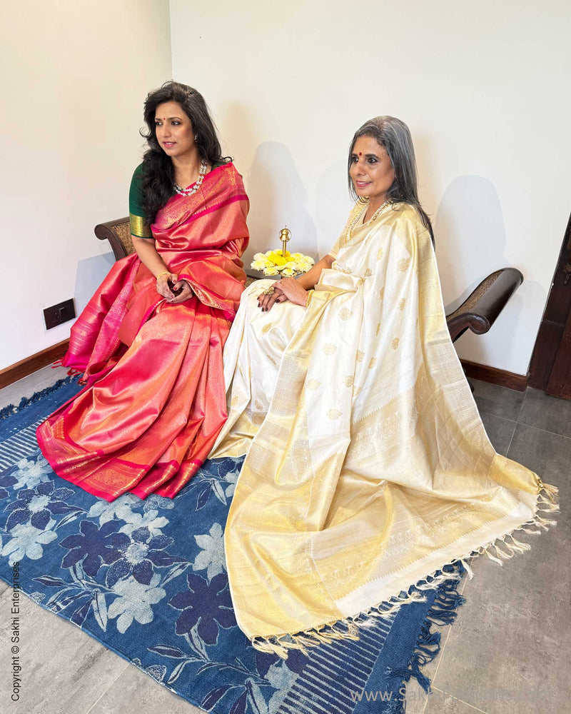 EE-X06263 Pink Kanchi silk sari