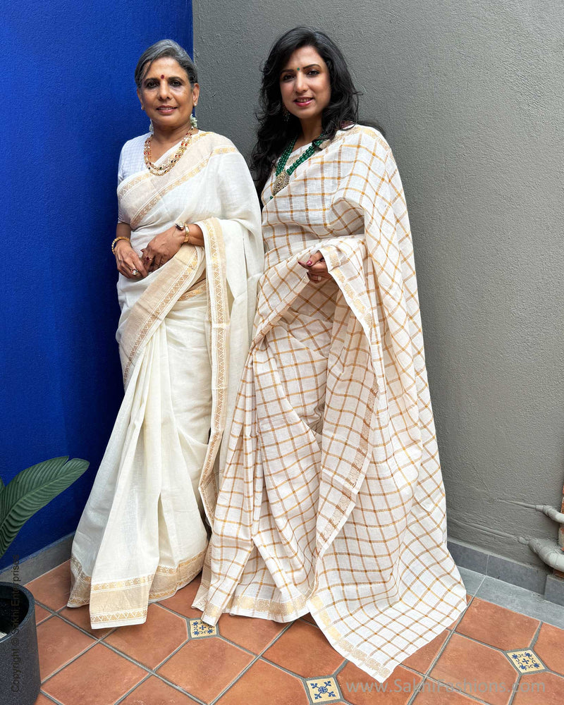 EE-X06127 Cream Madurai Cotton