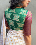 BL-W14800B Green CutWork Back